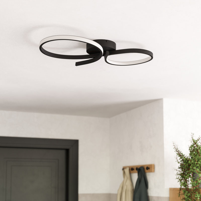 Lucchesi Plastic LED Semi Flush Mount