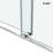 50-55" W X 76" H Frameless Double Sliding Shower Door-114773288
