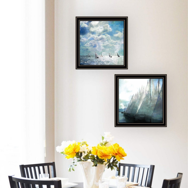 Art mural encadré noir pour le salon, impression d'art mural encadré noir 4U 2 Trendy Decor, Noir
