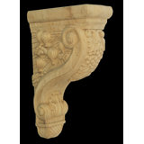 13'' H x 3.5'' W x 8'' D Wood Bracket / Corbel