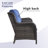 Bonia Wicker 4 - Person Patio Conversation Set with Cushions-1553296339