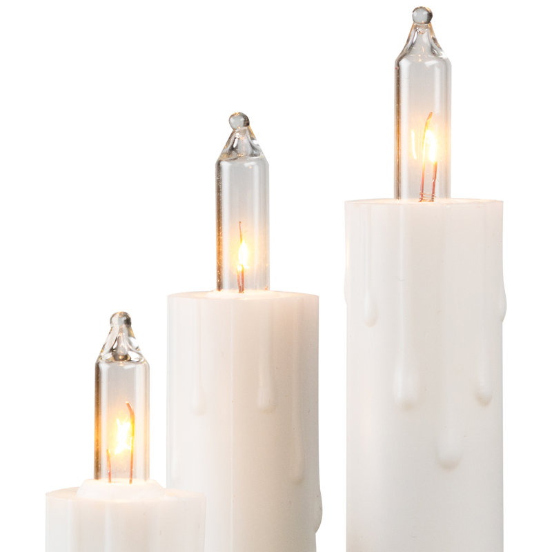 7-Count Dripping Clip-On Candle String Lights