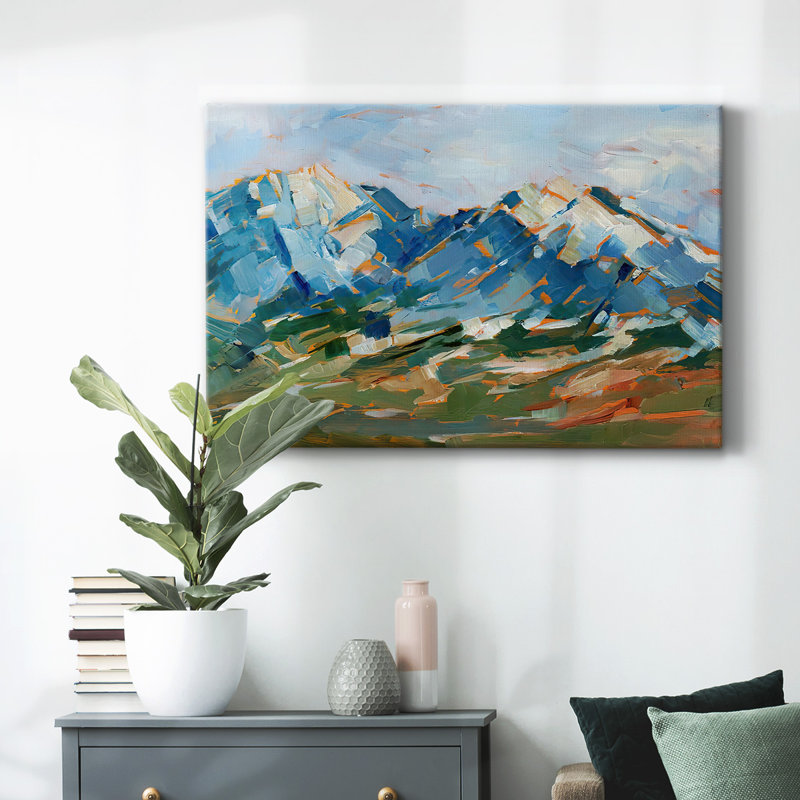 Toile tendue Blue Mountain Peaks I-Gallery, H 32 po x l 48 po