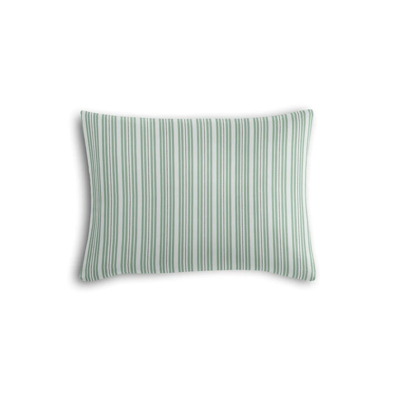 Housse de coussin rectangulaire Sunapee, 12 po x 18 po, Sauge