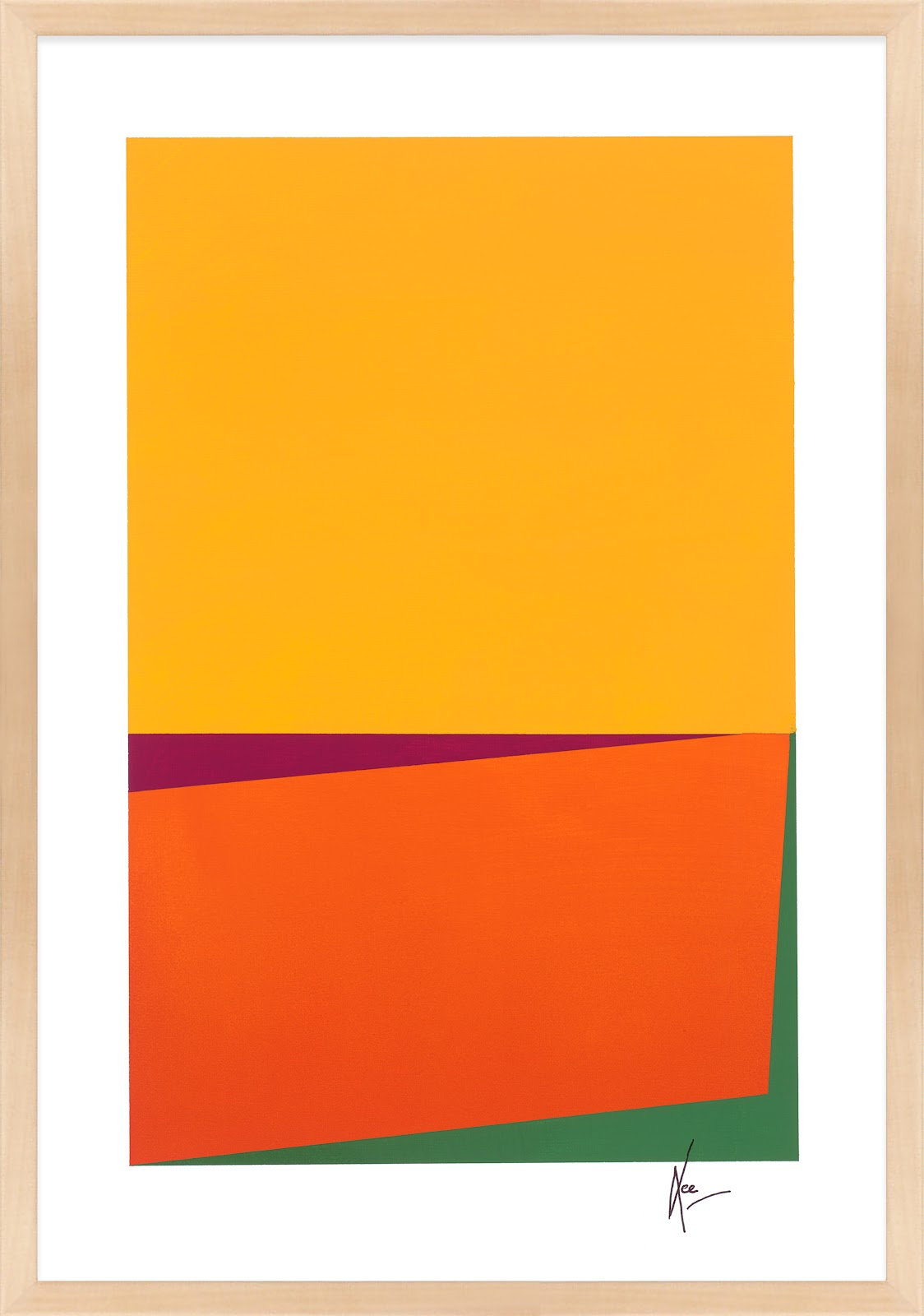 Sahara "Sahara" Print by Lee Lessem, Brown, 25" H x 17.5" W x 1.25" D