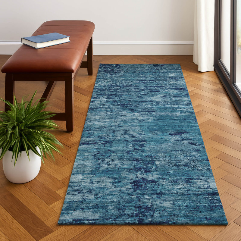 Premium Machine Washable Lubbers AMF1723 Modern Rug, Runner 2'3" x 7'6"
