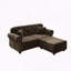 Velours Chesterfield canapé garniture cloutée capitonnée-1336558930