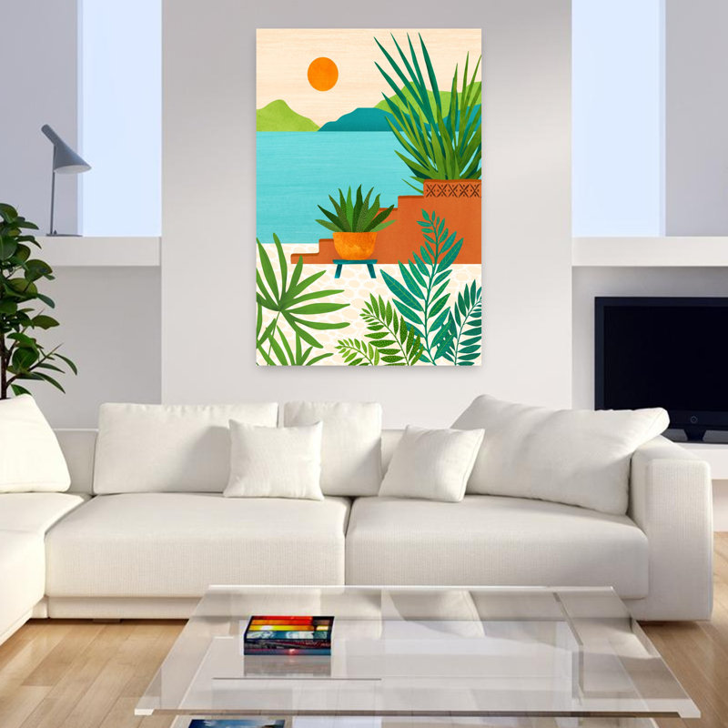 Art contemporain arbre contemporain abstrait, H 48 po x l 32 po
