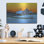 Art mural en métal luxueux «Dusk» par Michael Fratrich, 16 po x 12 po