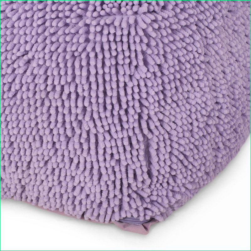 Pouf carré pour le salon | Sièges extra moelleux | Microfibre lavande, Mauve