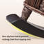 Chaise berçante en alliage d'aluminium PE