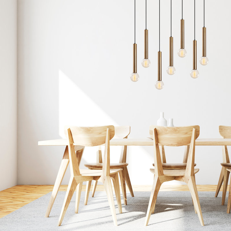 Yazmin 7 - Light Kitchen Island Pendant, Copper