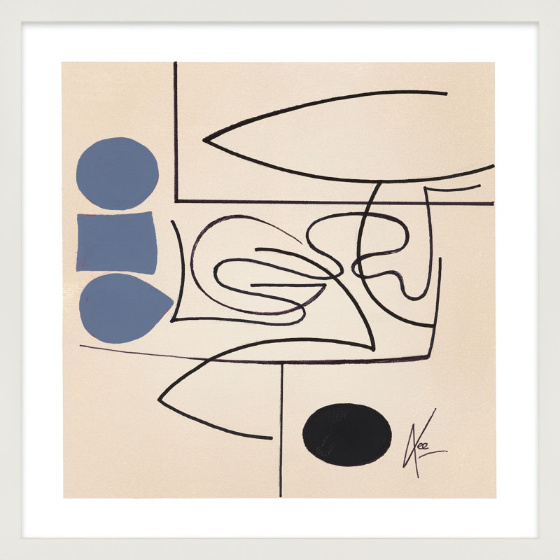 Reflection 2 Print by Lee Lessem, 36" H x 36" W x 1.25" D, White