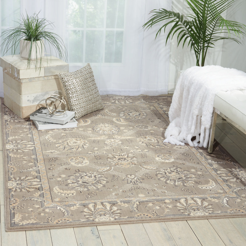Dowdell Viscose Oriental Indoor Rug, Rectangle 7'9" x 10'10"