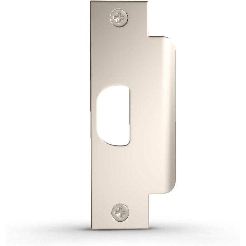 Mega Handles Standard Asa Strike Plate | Durable Stainless Steel Strike Plate for Interior & Exterior Doors | Enhanced Security & Easy Installation
