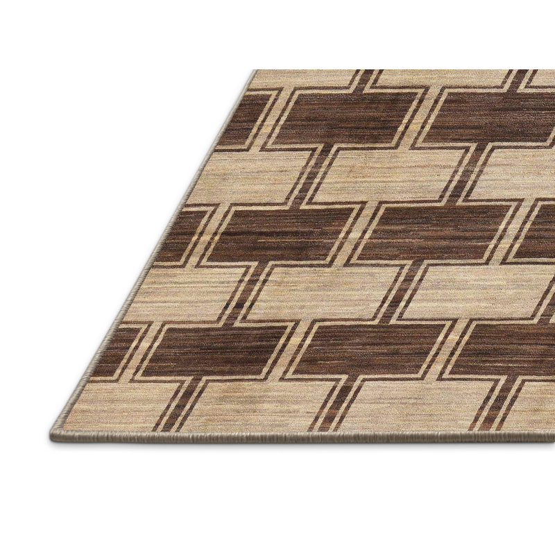 Abstract Indoor Rug, Rectangle 7' x 10'