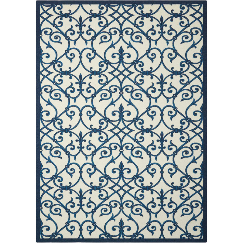 Yosan Indoor / Outdoor Rug, Rectangle 4'4" x 6'3"