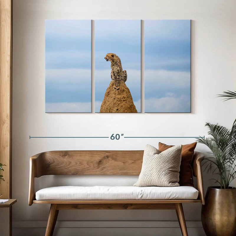 Scouting Wild Cat, 32" H x 50" W