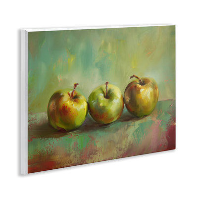 «Traditional Apple Trio Still Life», plaque murale par Arlington Prints