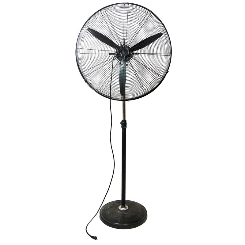 Ventilateur industriel sur pied à 30 vitesses à hauteur réglable 30 po