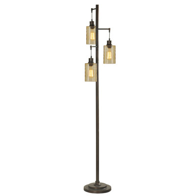 Braelynne 72'' Bronze Tree Floor Lamp