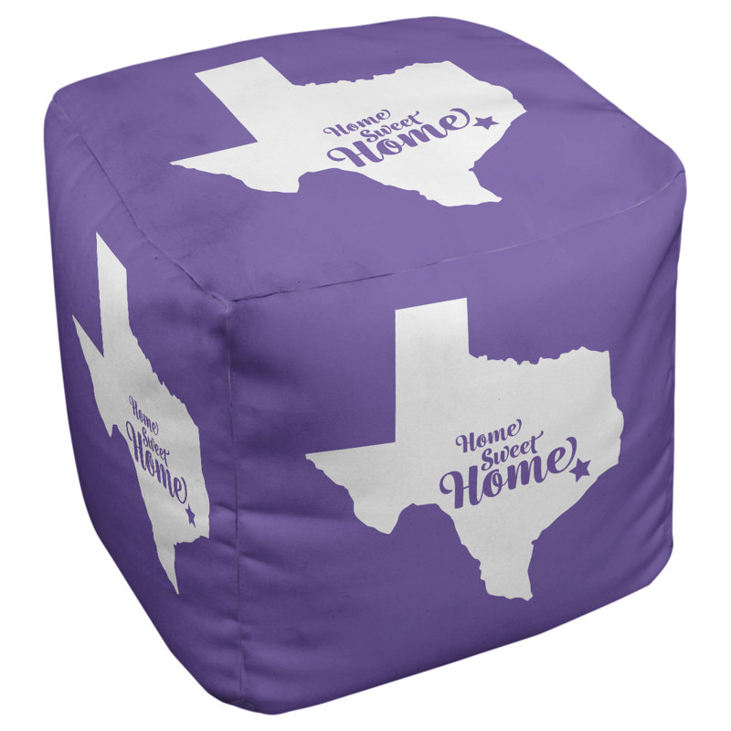 Repose-pieds cube en houston the home houston, Mauve