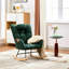 Chaise berçante rembourrée Teddy-130390472