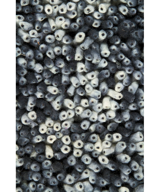 Tapis noir / bleu Ambiance, Tapis de couloir 2 pi 6 po x 7 pi 6 po