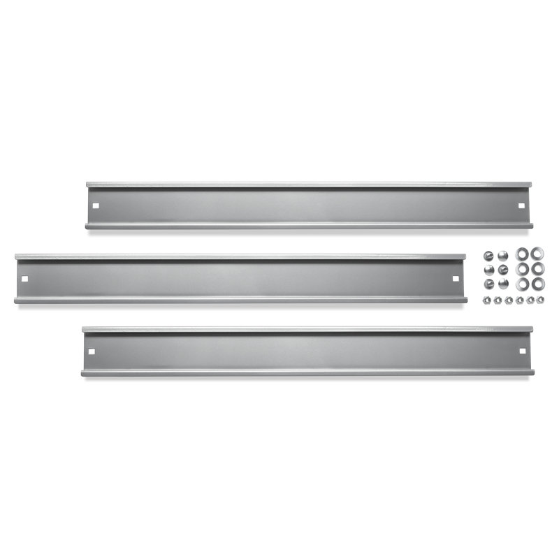 Silver Steel Ready-to-Assemble Cabinet Wall Bracket Kit