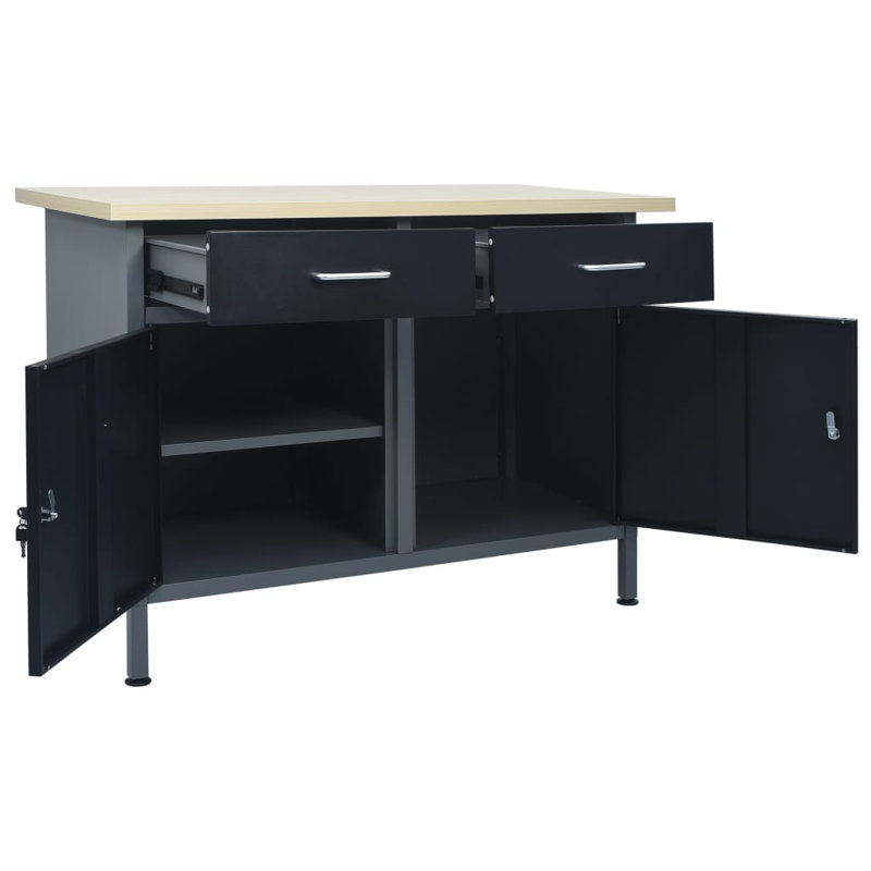 Vanegas 120 cm W Steel Shelving Unit