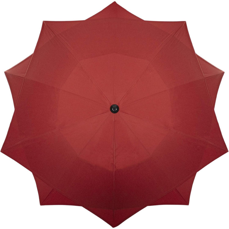 Parasol d'extérieur Lotus avec manivelle