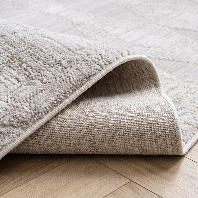 Rug Modern Indoor Area Rug, Gray., Runner 2'3" x 5'1"