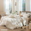 Ensemble de housse de couette à rayures 100% coton lavé MooMee-115097789-112681251