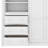 Jamien Kids Full Loft Bed with Drawers-2016140545