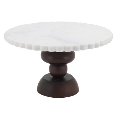 Présentoir à gâteaux en marbre Marble