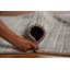 Tapis indien en laine fait à la main de style Gabbeh 5 x 8