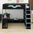 Functional Loft Bed System with Multi-Storage, Customizable RGB Lighting, and Desk with Variable Placement-2087636564
