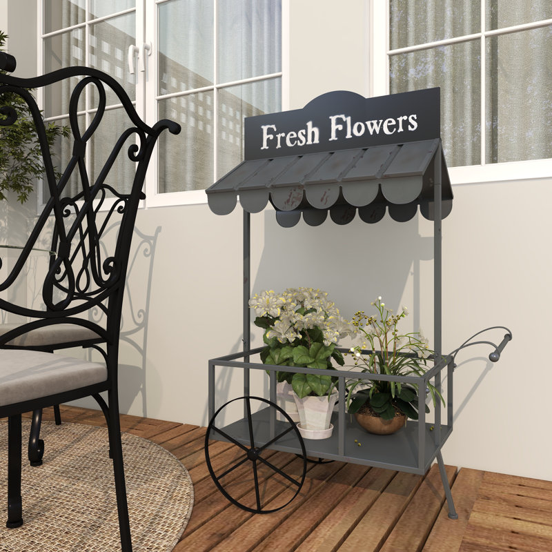 Vanmatre Iron Statue Planter