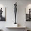 Figurines et objets décoratifs modernes en résine
