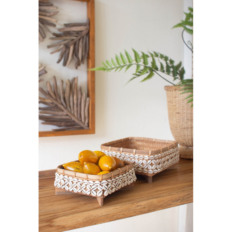 Ensemble de 2 plateaux de service Kalalou