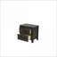 Modern Solidwood 1-Drawer Espresso Nightstand - Bedroom Bed Side Table