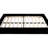Black Padded Daybed With Trundle, Transitional Style, Flannelette Upholstery, Button , Design, Nailhead Trim, Slat Kit - Fashion,