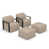 Tissu cendre Sunbrella est en rupture de stock