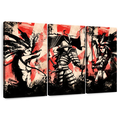 Leisha Samurai Warrior Trio