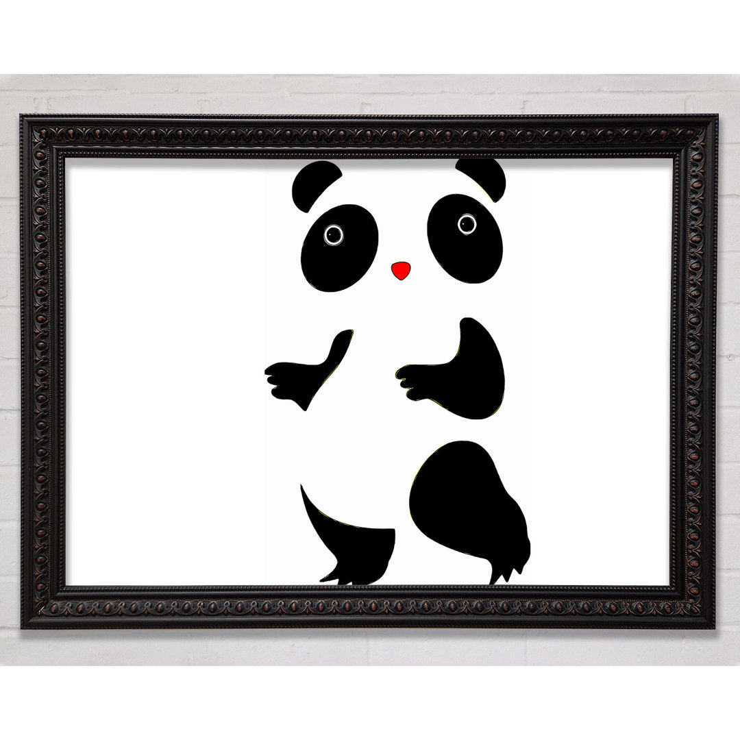 Panda Dance - Einzelner Bilderrahmen Kunstdrucke