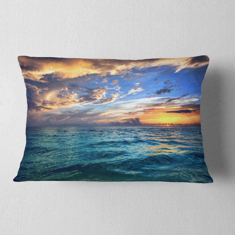 Coussin lombaire de mer tropicale exotique