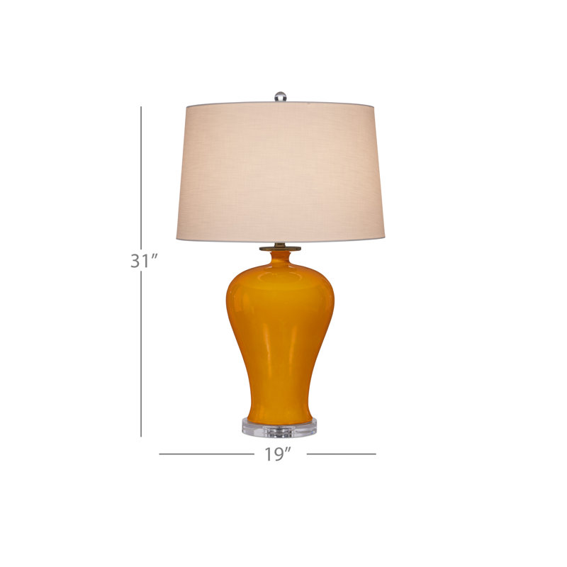 Imperial Yellow Table Lamp, Yellow