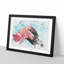 View Of The Golden Gate Bridge In San Francisco Watercolour - Framed Print-56882342-56882345