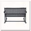 Acacia Wood 2-Person Outdoor Rocking Loveseat