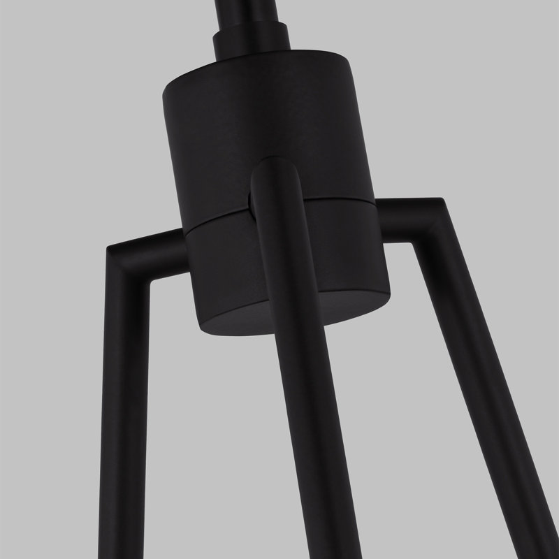 Loane 3-Light Chandelier, Midnight Black